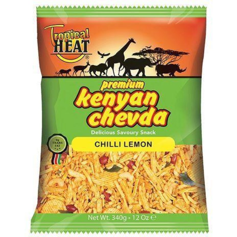 TROPICAL HEAT KENYAN CHILLI LEMON CHEVDA 340G