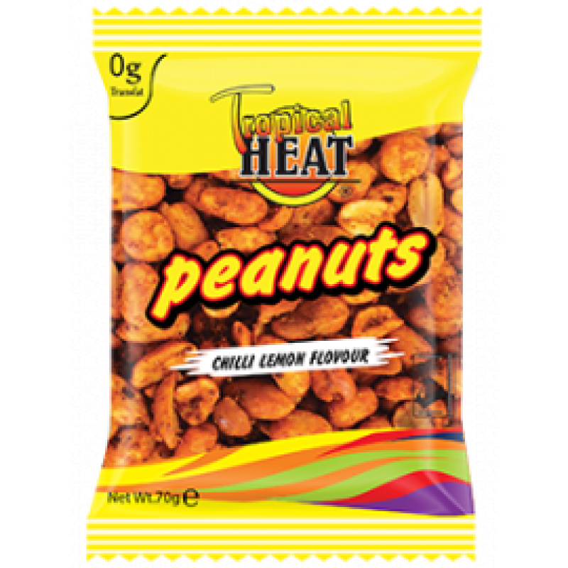 Tropical Heat Chilli Lemon Peanuts 70g 