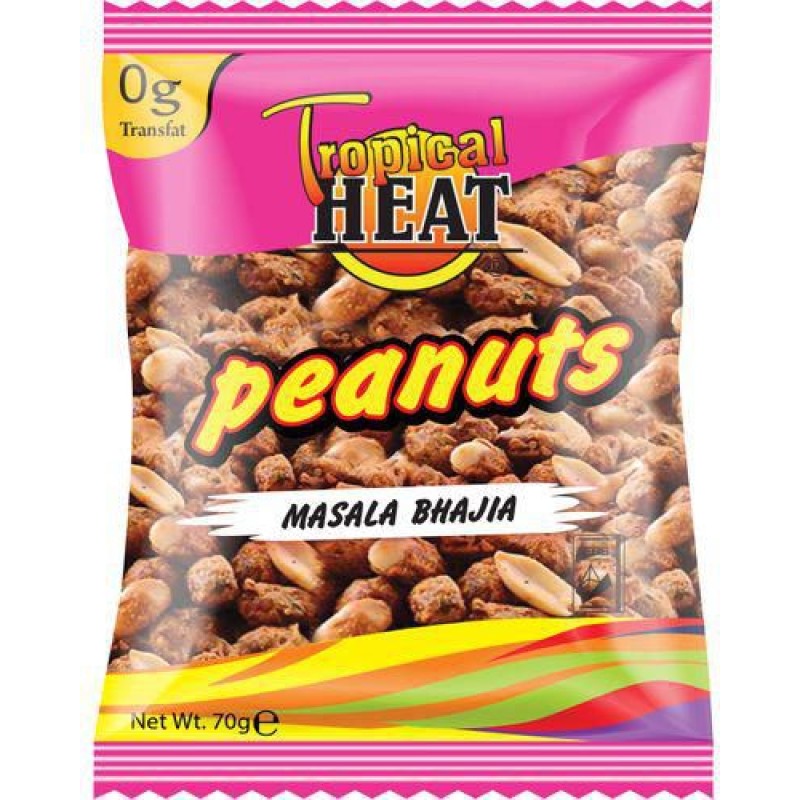 TROPICAL HEAT 70G PEANUTS-MASALA BHAJIA