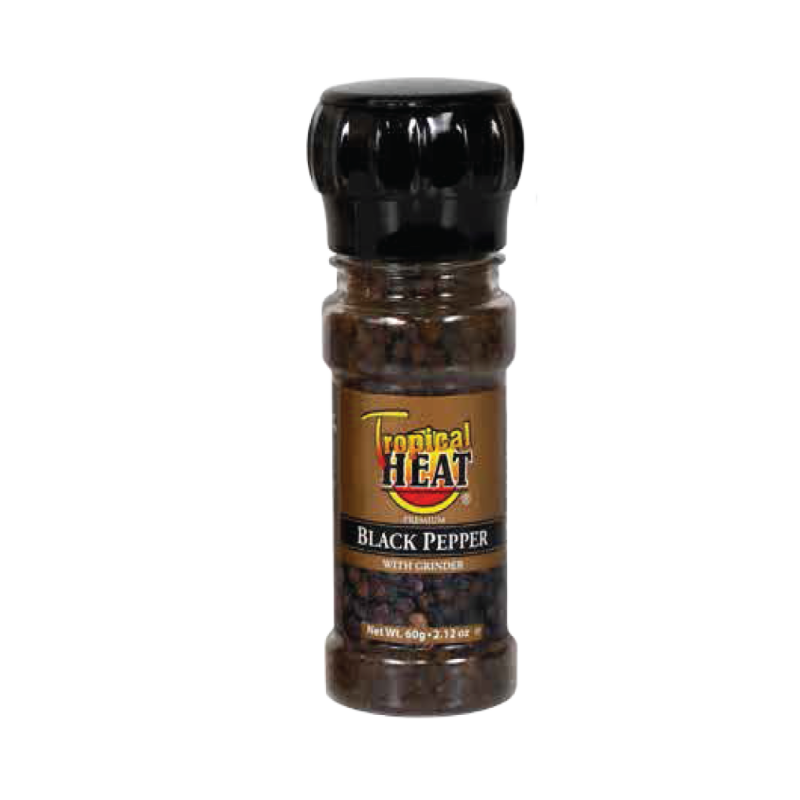 TROPICAL HEAT BLACK PEPPERCORN GRINDER 100ML