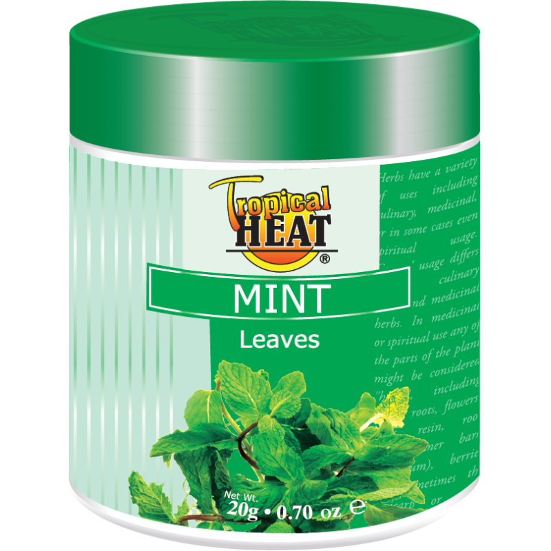 TROPICAL HEAT MINT LEAVES RUBBED 20G