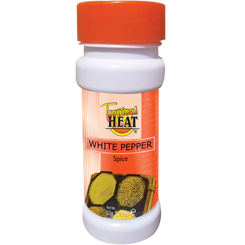 TROPICAL HEAT WHITE PEPPER 50G