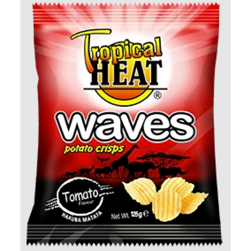 TROPICAL HEAT WAVES CRISPS TOMATO 125G