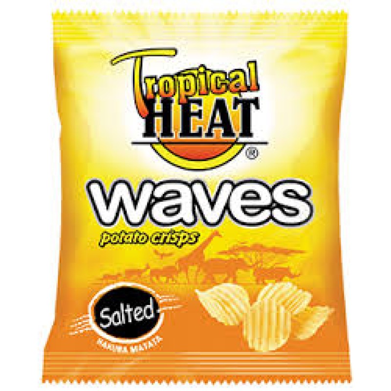 TROPICAL HEAT WAVES CRISPS SALTED 30G