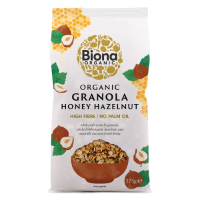 Biona Organic Honey Hazel Granola 375g