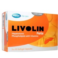 Livolin Forte 30's (hepatotonic Phospholipids With Vitamins) Softgel Capsules