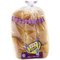 Supaloaf Long white Buns 300g