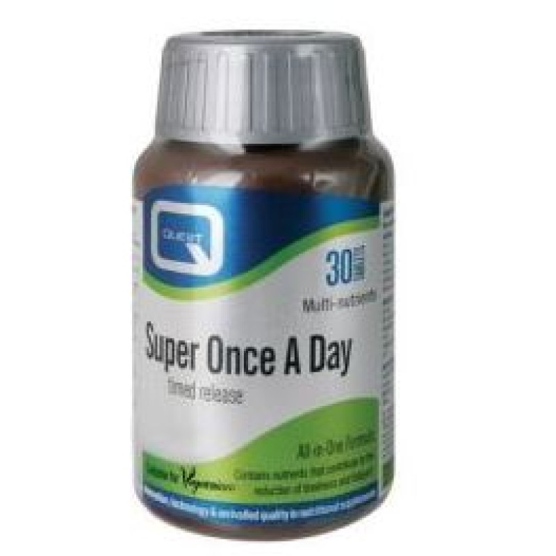 QUEST SUPER ONCE A DAY MULTIVITAMINS TIME RELEASED 30'S