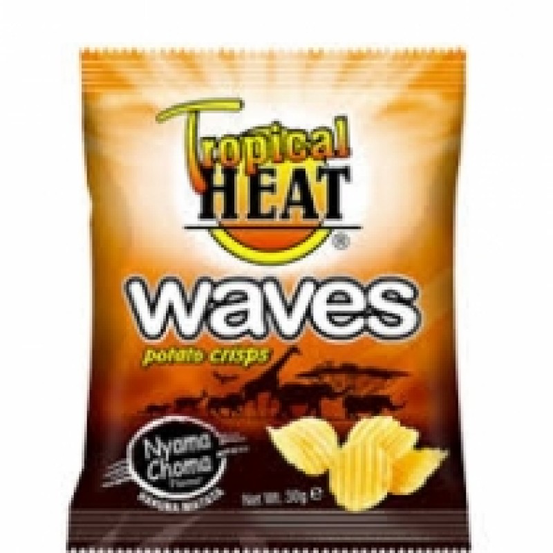 TROPICAL HEAT POTATO CRISPS NYAMA CHOMA 30G