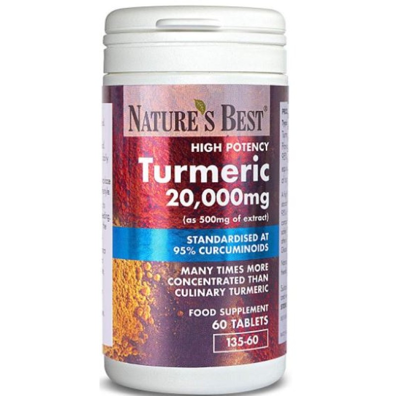 Turmeric 20,000mg 60 Tablets