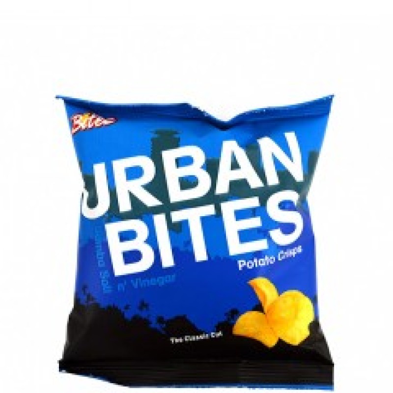 URBAN BITES SAMBA SALT N VINEGAR POTATO CRISPS 120G