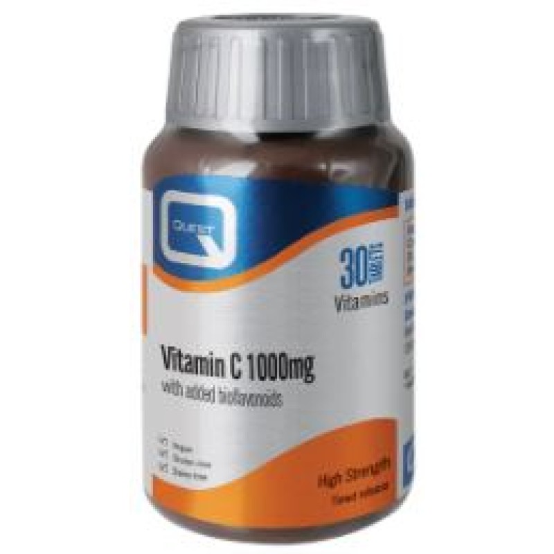 QUEST VITAMIN C 1000MG WITH BIOFLAVANOIDS 30'S