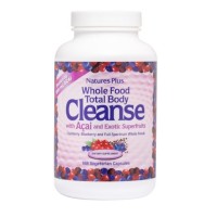 WHOLE FOOD TOTAL BODY CLEANSE WITH ACAI 168'S CAPS