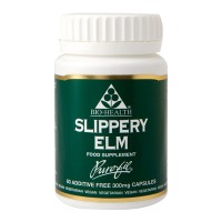 BIO HEALTH SLIPPERY ELM 300MG 60 CAPSULES