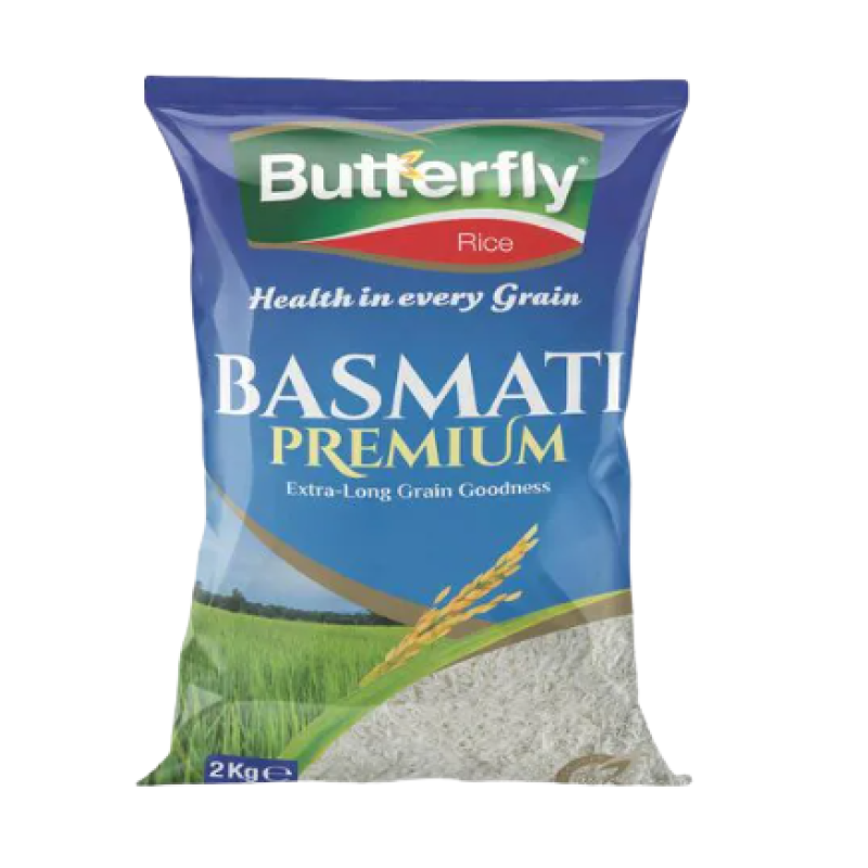 BUTTERFLY PREMIUM BASMATI RICE 2KG