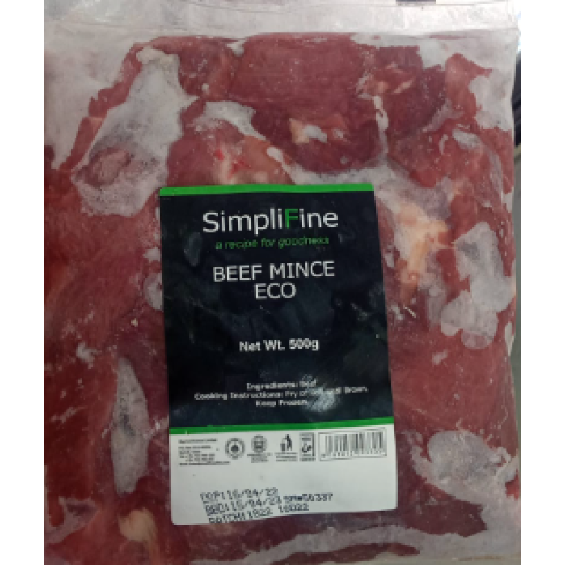 SIMPLIFINE BEEF MINCE ECO 500G