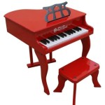 GRACE PAK 30 KEYS WOODEN GRAND PIANO-RED
