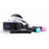 PS4 VR HEADSET + CAMERA + MOVE CONTROLLERS