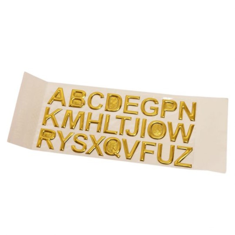 GRACE PAK GOLDEN ALPHABET STICKERS