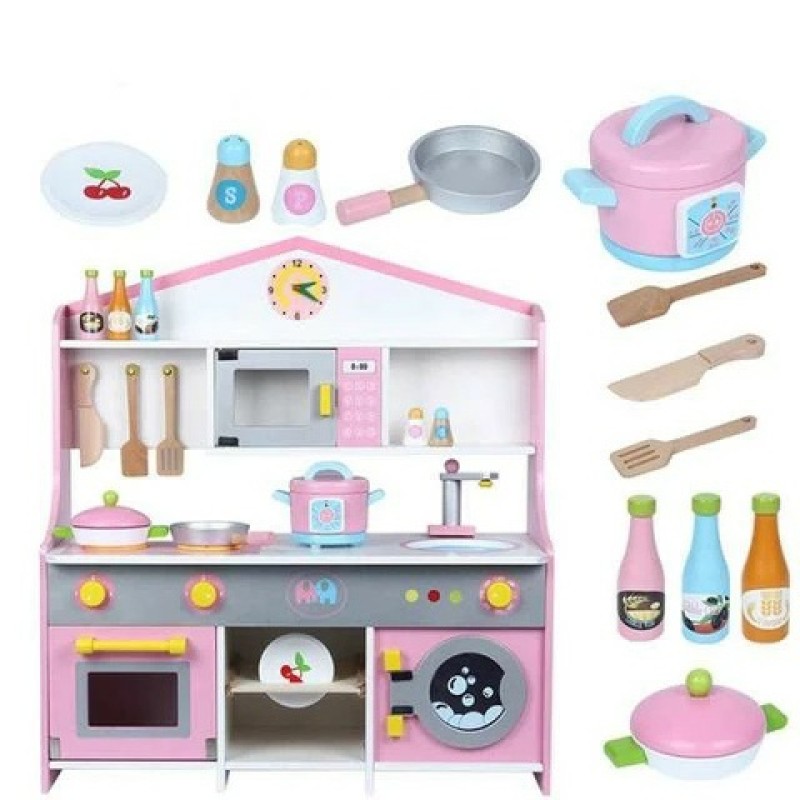 GRACE PAK KIDS PRETEND PLAY KITCHEN SET