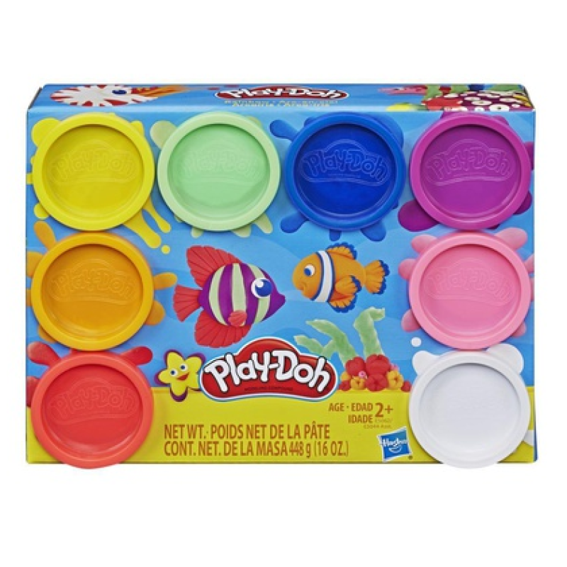 PLAY-DOH 8 PACK RAINBOW