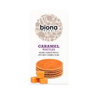 BIONA ORGANIC CARAMEL SYRUP WAFFLES 175G