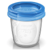 AVENT BREAST MILK STORAGE CUPS 180ML 10'S