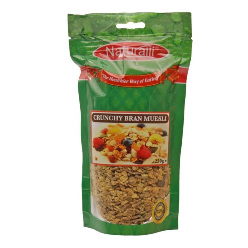 NATURALLI CRUNCHY BRAN MUESLI 250G