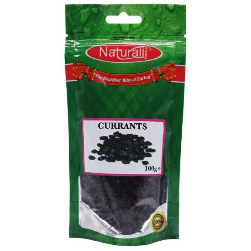 NATURALLI DRIED CURRANTS 100G