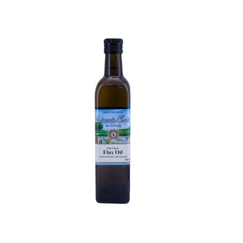 NATURE'S CHOICE COLD PRESSED FLAX OIL - 500ML