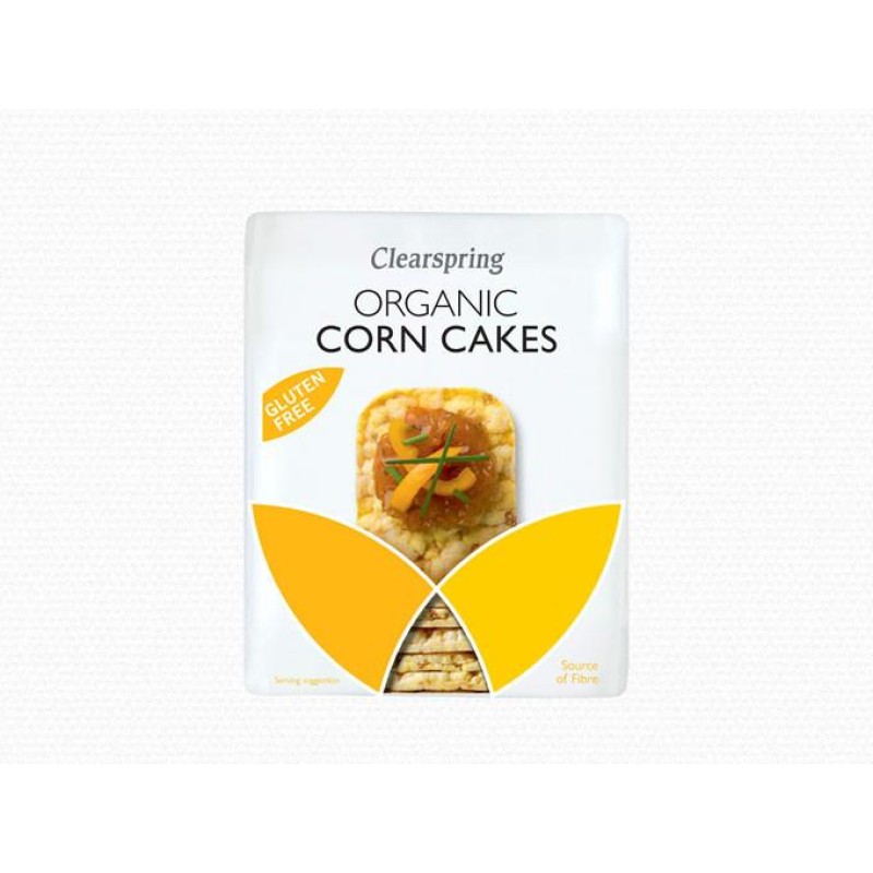 CLEARSPRING ORGANIC CORN CAKES 130G