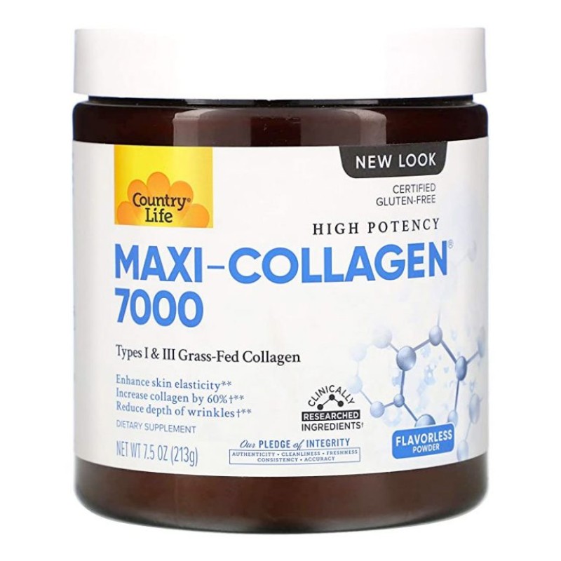 COUNTRY LIFE MAXI-COLLAGEN 7000 (7.5OZ) 213G