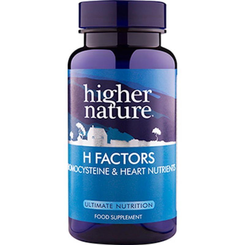 HIGHER NATURE H FACTORS HOMOCYSTEINE & HEART NUTRIENTS 60’S