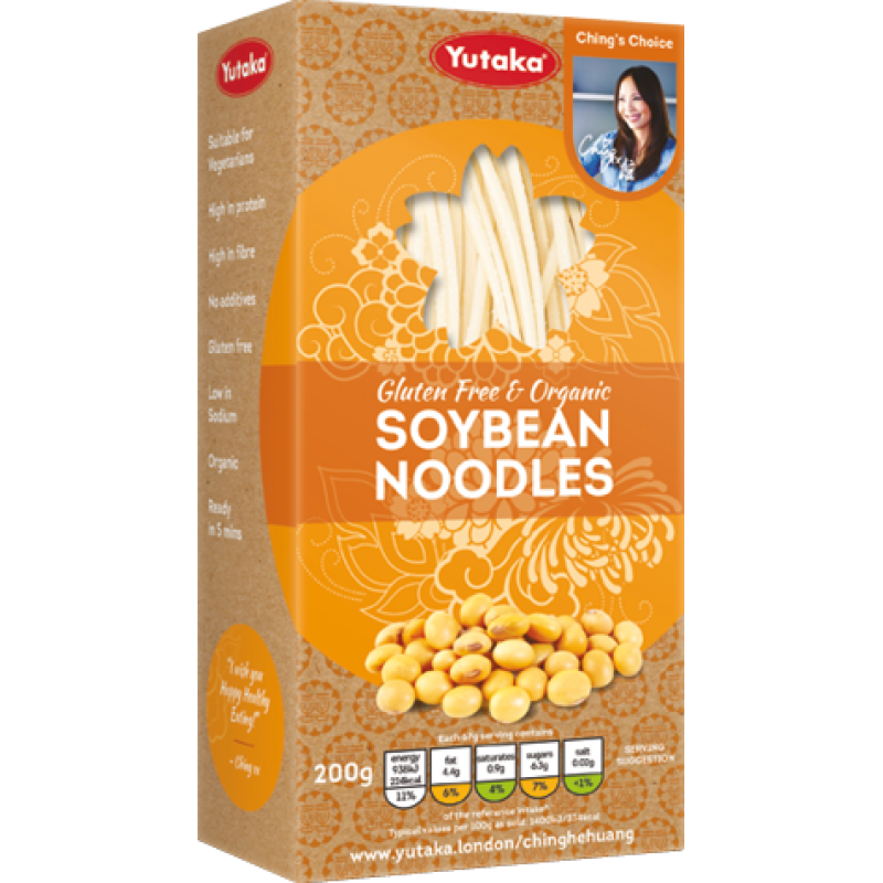 YUTAKA GLUTEN FREE & ORGANIC SOYBEAN NOODLES 200G YUTAKA GLUTEN FREE & ORGANIC SOYBEAN NOODLES 200G