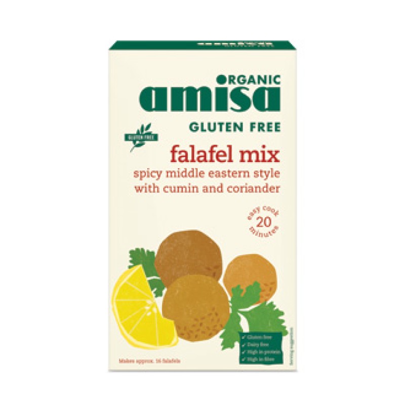 AMISA ORGANIC GLUTEN-FREE FALAFEL MIX 160G