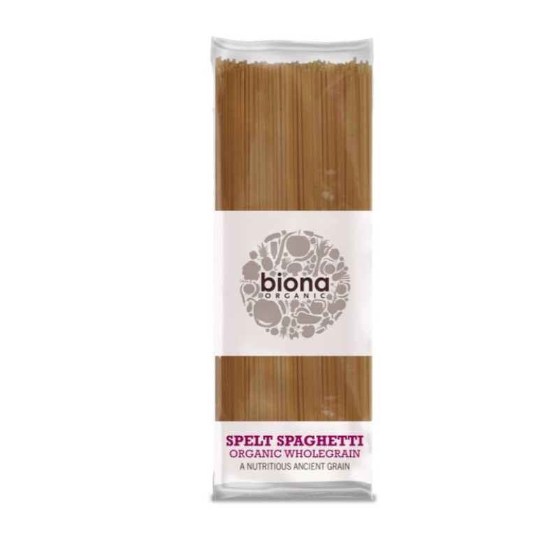 BIONA ORGANIC WHOLE SPELT SPAGHETTI 500G