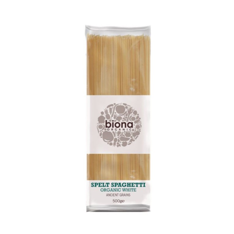 BIONA ORGANIC WHITE WHEAT SPAGHETTI 500G