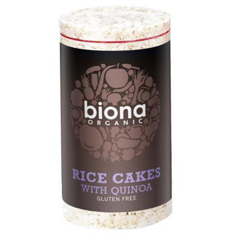 BIONA ORGANIC RICE CAKES WITH QUINOA 100G