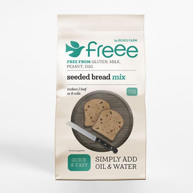 DOVES GLUTEN-FREE SEEDED BREAD MIX 500G