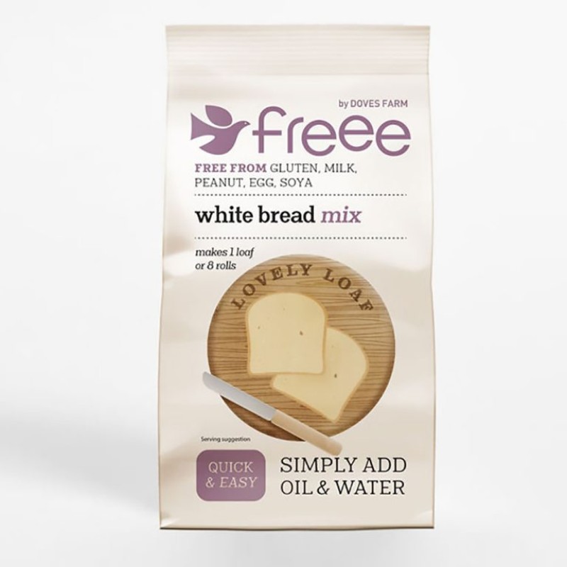 DOVES GLUTEN-FREE WHITE BREAD MIX 500G