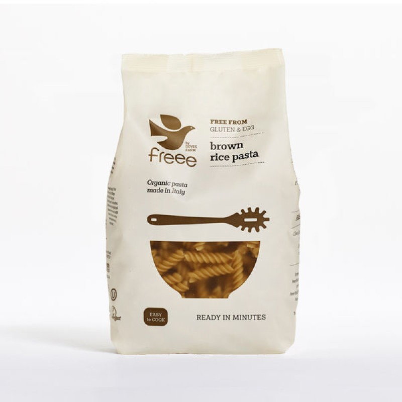 DOVES GLUTEN-FREE ORGANIC BROWN RICE FUSIL PASTA 500G