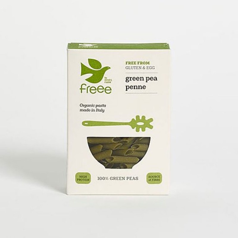 DOVES GLUTEN-FREE ORGANIC GREEN PEA PENNE PASTA 250G