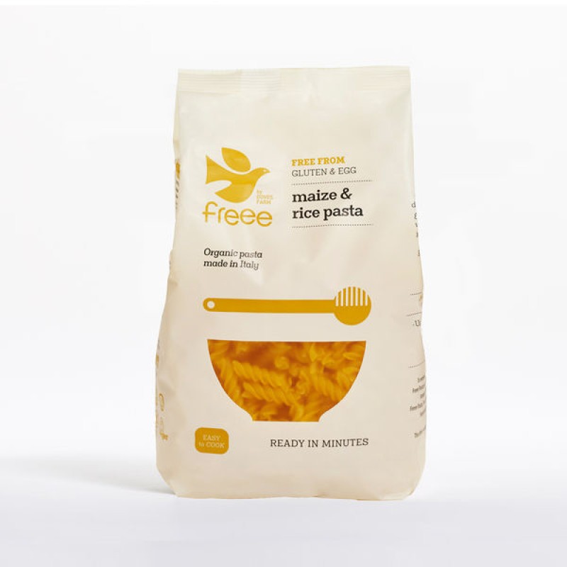 DOVES GLUTEN-FREE ORGANIC MAIZE & RICE FUSLLI PASTA 500G