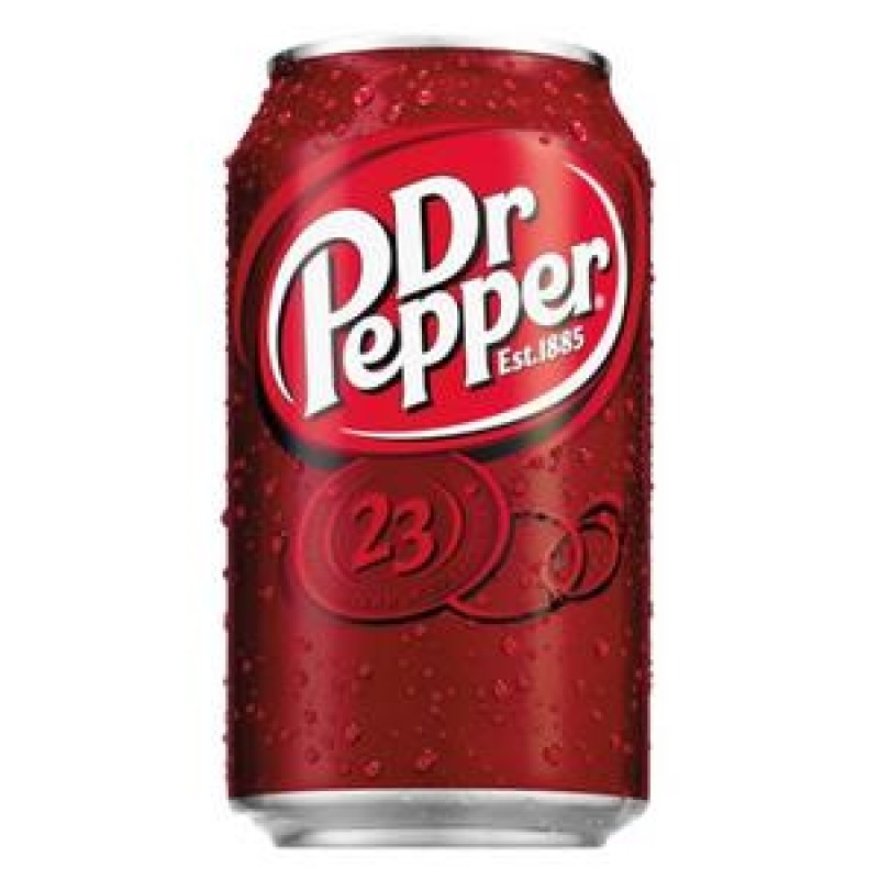 DR PEPPER SOFT DRINK CAN 330ML