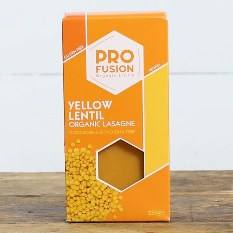 PROFUSION GLUTEN-FREE GRAIN FREE ORGANIC YELLOW LENTIL LASAGNE 250G