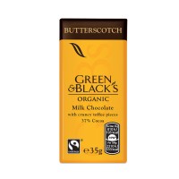 Green & Blacks Organic Milk Butterscotch Chocolate 90gm