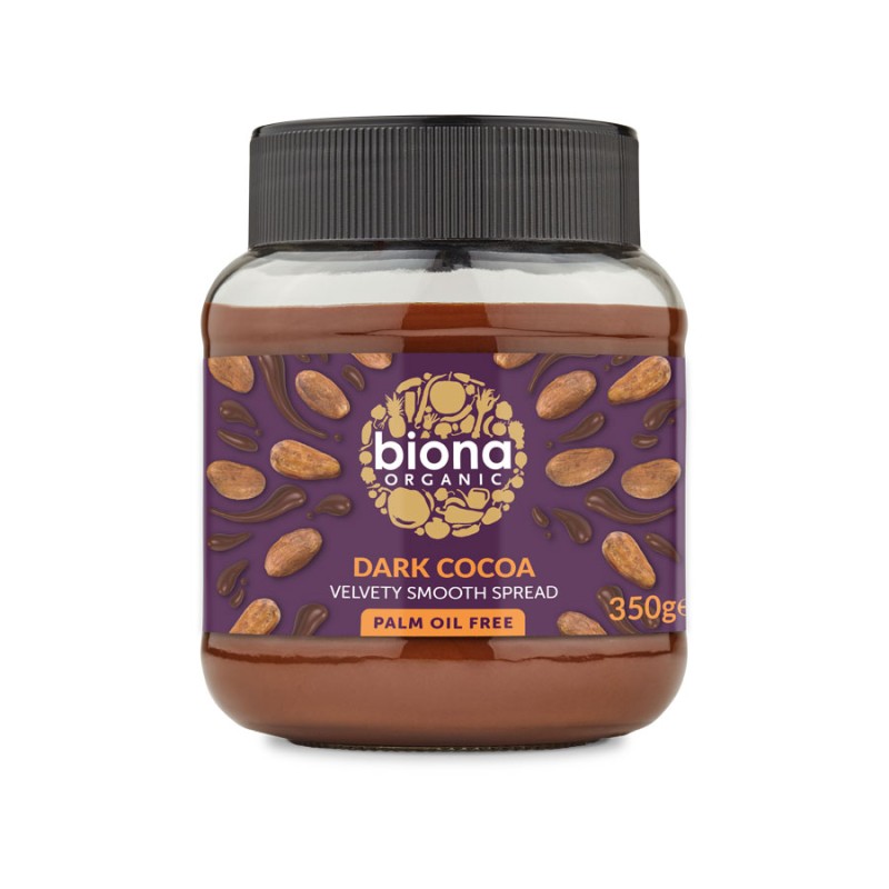 BIONA ORGANIC DARK COCOA SPREAD 350G