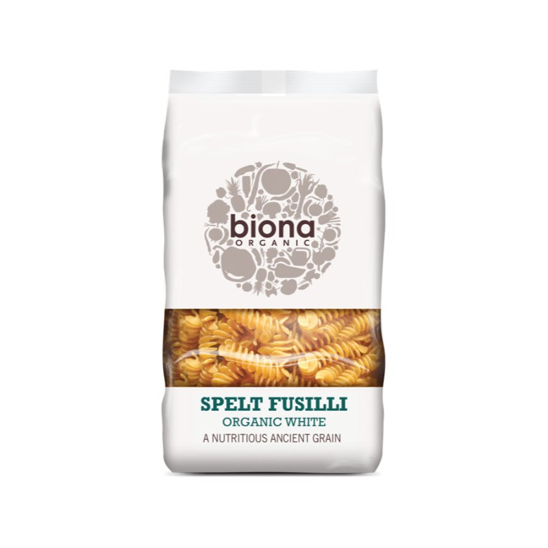 BIONA ORGANIC WHITE WHEAT FUSILLI 500GM