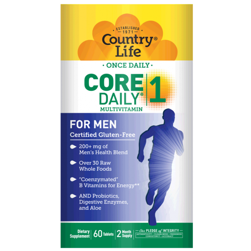 COUNTRY LIFE CORE DAILY 1 MULTIVITAMIN MEN 60TABLETS