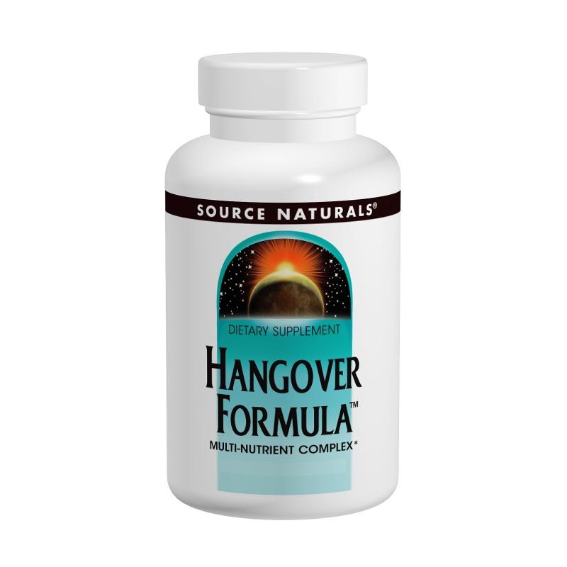 SOURCE NATURALS HANGOVER FORMULA 30TABS